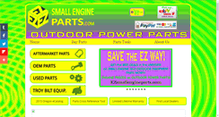 Desktop Screenshot of ezsmallengineparts.com
