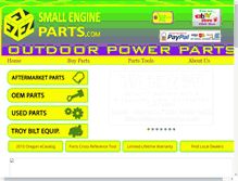 Tablet Screenshot of ezsmallengineparts.com